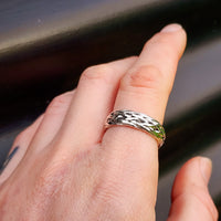 (Y) Solid 925 Sterling Silver 7mm Braid Band Ring