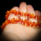 Amber Teething Necklace - Polished Honey Chip