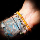 Raw Honey Baltic Amber Elastic Bracelet