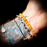 Raw Honey Baltic Amber Elastic Bracelet