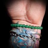 6mm Natural Aventurine Elastic Bracelet
