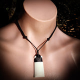 Natural Carved Maori Bone Carving Necklace - Toki