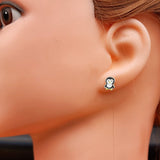 925 Sterling Silver Penguin Stud Earrings