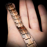 15mm Wide Copper Magnetic Chain Bracelet (50A19B2)