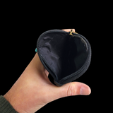 Genuine Leather & Cow Hair Round Coin Purse