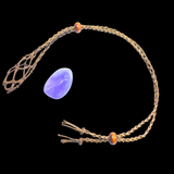 Adjustable Empty Macrame Stone Holder Crystal Pouch Necklace