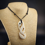 Manaia Hook Bone Carving Pendant Necklace