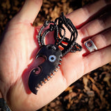 Manaia Notched Hook Bone Carving Pendant Necklace - NZ Maori Inspired