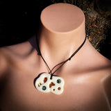 Manaia Bone Carving Pendant Necklace - NZ Maori Inspired