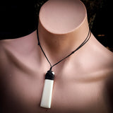 Toki Bone Carving Pendant Necklace - NZ Maori Inspired