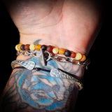 Raw Mixed Baltic Amber Elastic Bracelet