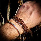 Handmade Solid Copper Wire Wrap Celtic Knot Cuff Bracelet