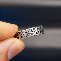 Size Y, T - Stainless Steel Trinity Knot Ring