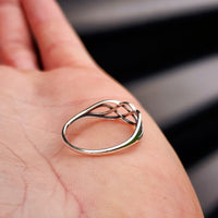 Solid 925 Sterling Silver Celtic Knot Ring