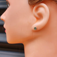 925 Sterling Silver Lil Punk Screw Stud Earrings