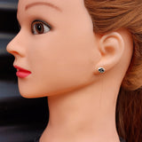 925 Sterling Silver Skull Stud Earrings