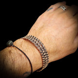 Handmade Copper Wire Wrap Cuff Bracelet