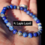 6mm Gemstone Elastic Bracelets