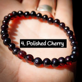 Natural Baltic Amber Elastic Bracelets