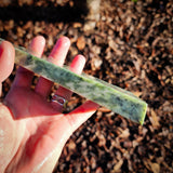 600g Raw Nephrite Jade Carving Slice (R14B721)