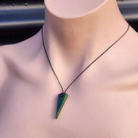New Zealand Greenstone Pounamu Pendant Necklace (AJJC2333)