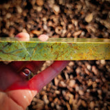 943g Raw Nephrite Jade Carving Slice (R14B732)