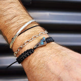 Australian Opal One Off Macrame Bracelet (1A3-810)