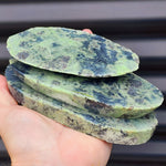 1kg Raw New Zealand Greenstone / Pounamu Carving Slices (R14B227)