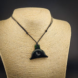 Natural Jade Shepherd's Whistle Pendant Necklace (N2212)