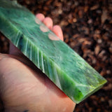 810g Raw Nephrite Jade Carving Slice (R14B664)