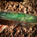 1025g Raw Nephrite Jade Carving Slice (R14B722)