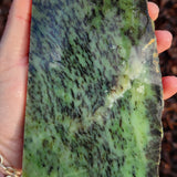 900g Raw Nephrite Jade Carving Slice (R14B658)