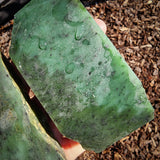795g Raw Nephrite Jade Carving Slice (R14B757)