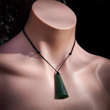 Natural Jade Toki Pendant Necklace (N1108)