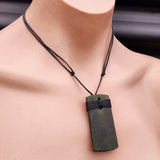 NZ Greenstone Pounamu Toki Pendant Necklace (N250)