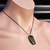 New Zealand Greenstone Pounamu Pendant Necklace (AJJC2322)