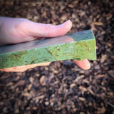 766g Raw Nephrite Jade Carving Slice (R14B689)