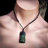 Natural Jade Toki Pendant Necklace (N1127)