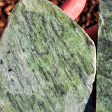 1kg Raw NZ Greenstone Pounamu Carving Slices (R14B640)