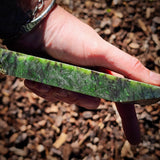 791g Raw Nephrite Jade Carving Slice (R14B779)