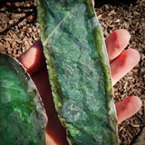 752g Raw Nephrite Jade Carving Slice (R14B755)