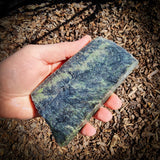 808g Raw Nephrite Jade Carving Slices (R14B760)