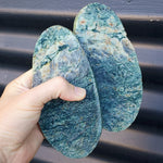 1kg Raw New Zealand Greenstone / Pounamu Carving Slices (R14B207)