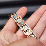 15mm Wide Copper Magnetic Chain Bracelet (50A19B2)
