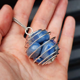 Interchangeable Crystal Stone Holder Empty Cage Necklace