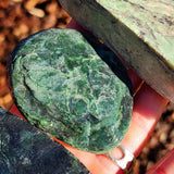 579g Raw NZ Greenstone Pounamu Carving Slices (R14B643)