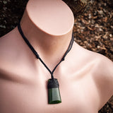 Natural Jade Toki Pendant Necklace (N1176)