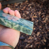 590g Raw Nephrite Jade Carving Slice (R14B681)