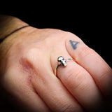 CLEARANCE Solid 925 Sterling Silver Skull Ring