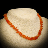 Amber Teething Necklace - Polished Honey Chip